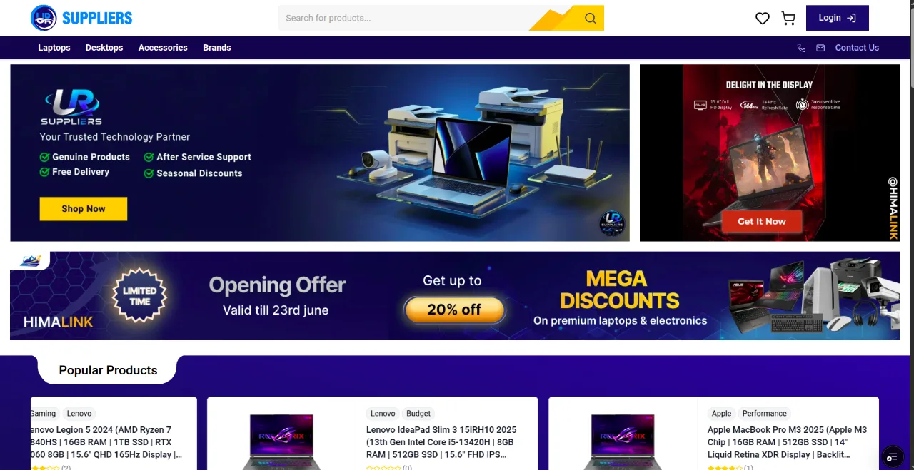Online E-Commerce Platform