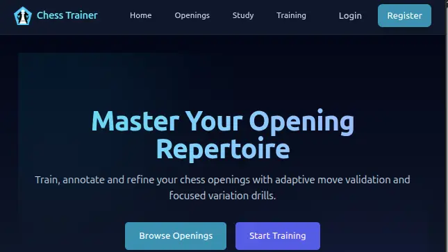 Chess Opening Trainer